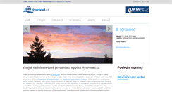 Desktop Screenshot of hydronet.cz